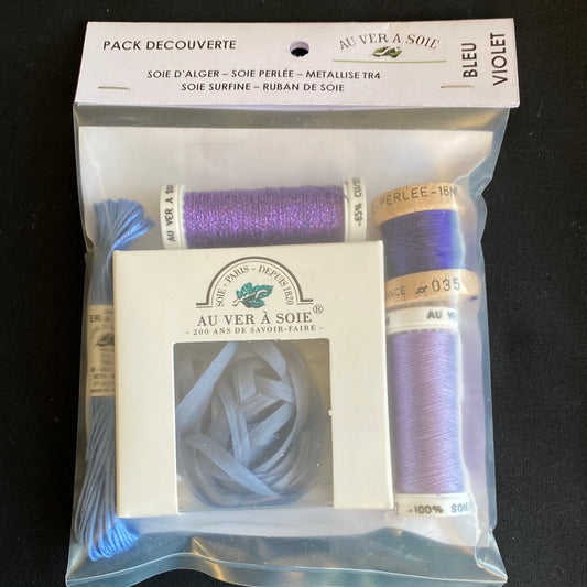 Pack Decouverte - Bleu Violet | Blue Violet (Surfine/Ruban)