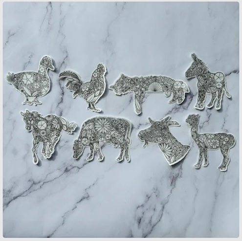 Barnyard Pals - Stick & Stitch Pack