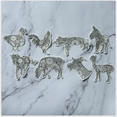 Barnyard Pals - Stick & Stitch Pack