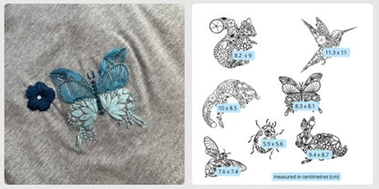 Floral Creatures - Stick & Stitch Pack