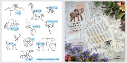 Perpetual Flora and Fauna - Stick & Stitch Pack