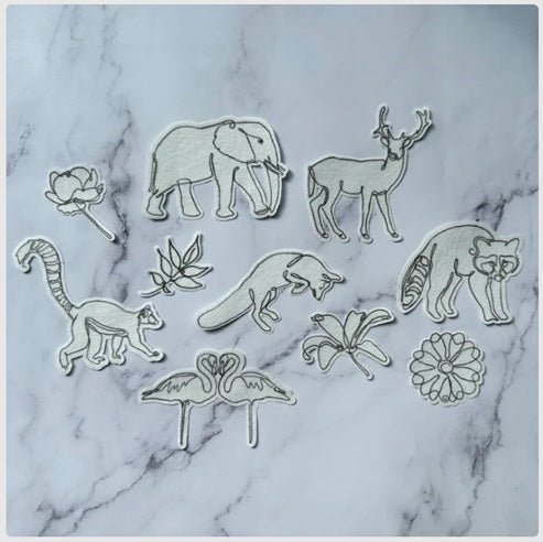 Perpetual Flora and Fauna - Stick & Stitch Pack