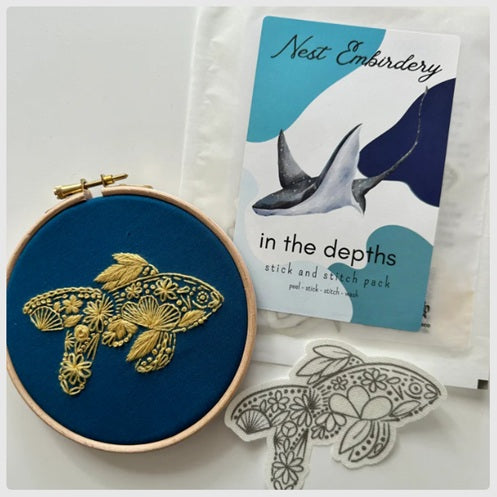 In The Depths - Stick & Stitch Pack