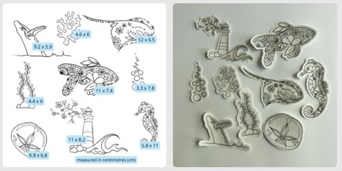 In The Depths - Stick & Stitch Pack