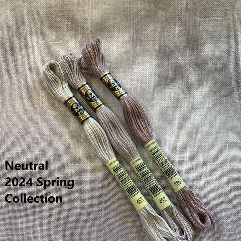 2024 Neutral - Hand Dyed Belfast Linen - 32 count
