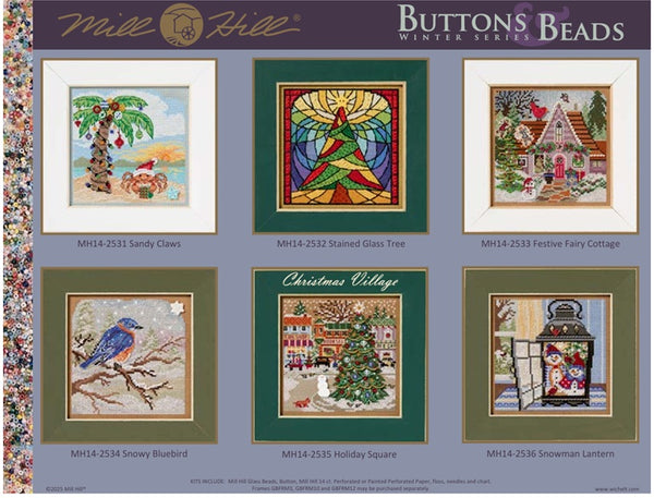2025 Winter Buttons & Beads Series by Mill Hill