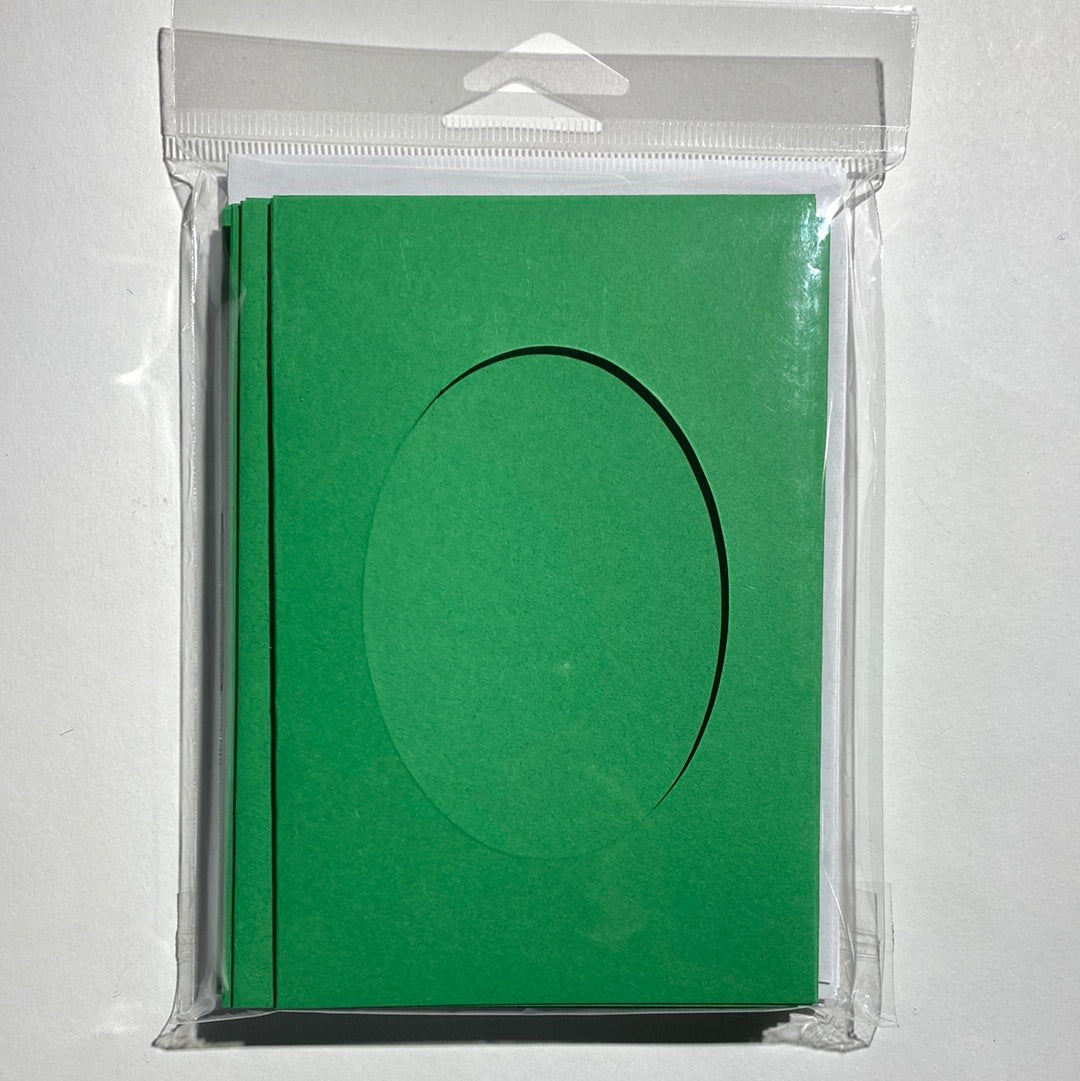 Needlework Cards (Small) - Oval Opening
