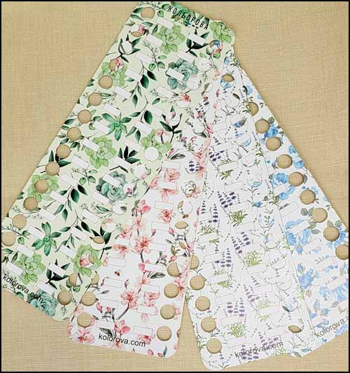 Floral Thread Organizers (pack of 4)