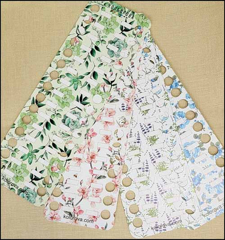 Floral Thread Organizers (pack of 4)