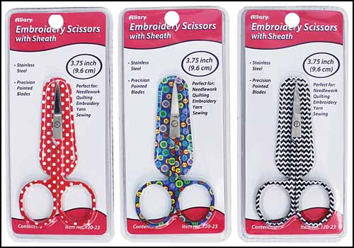 Embroidery Scissors - Retro with Matching Sheath (Assorted ...