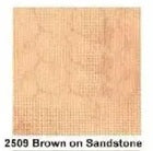 Sandstone with Brown (Vintage) - Mono Canvas - 18 count