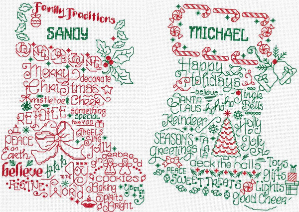 Mr. & Mrs. Holiday Stockings