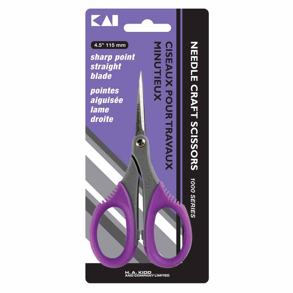 KAI 1000 Series Needlecraft Scissors - 4 1⁄2″ (11.4cm)