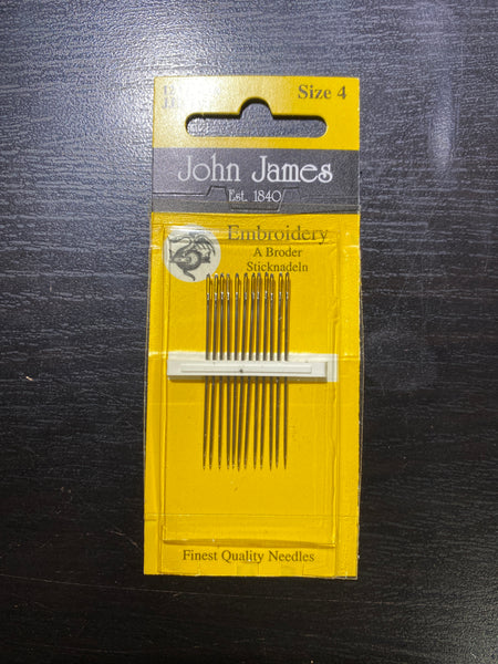 Embroidery Needles - John James