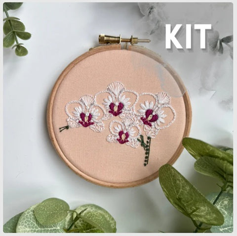 Opulent Orchid - Mini Embroidery Kit
