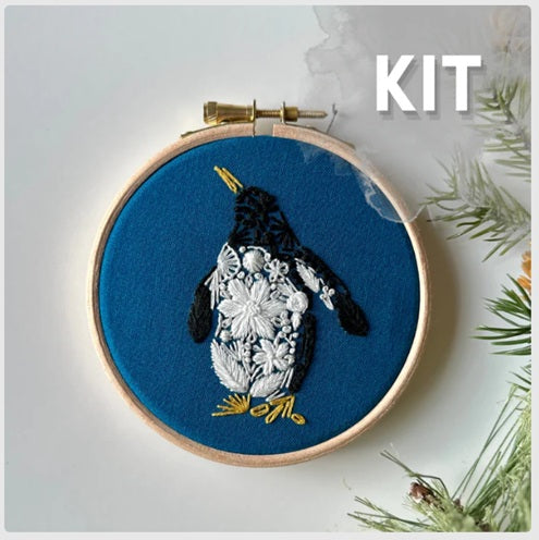 Penguin Pal - Mini Embroidery Kit