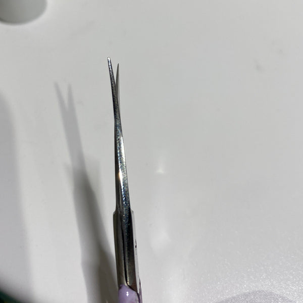 Purple Gingham Scissors - Slight Damage