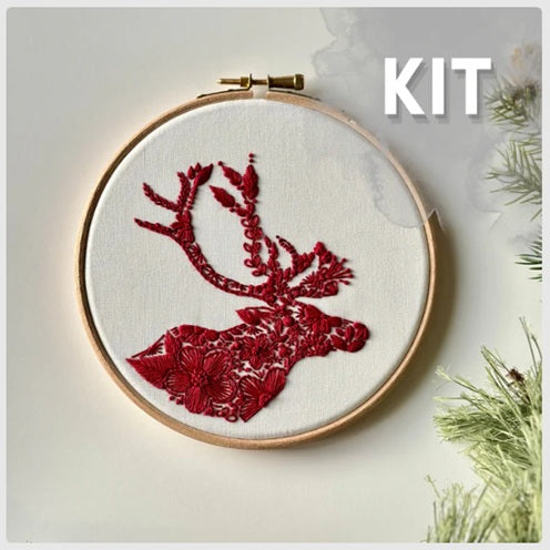 Bloomin' Antlers - Embroidery Kit