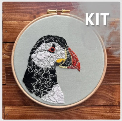 Sea Parrot - Embroidery Kit