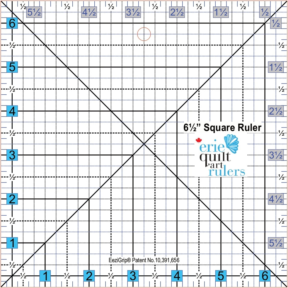 Quilting/Sewing Non-Slip Ruler - Squares