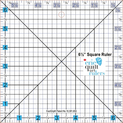 Quilting/Sewing Non-Slip Ruler - Squares
