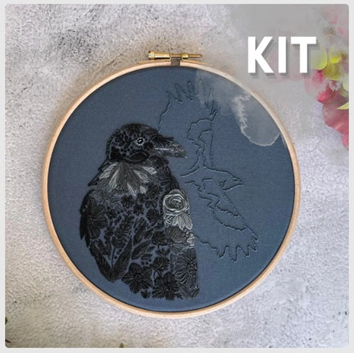 Raven Petals - Embroidery Kit