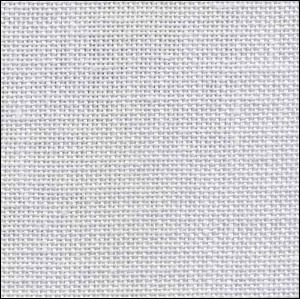 Silver Moon (Light Grey) - Lugana 140cm - 25 count METRIC