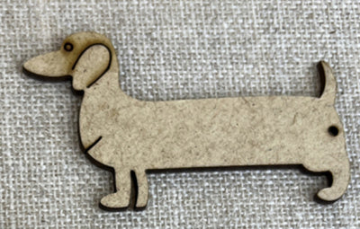 Dachshund - Embroidery Floss Bobbins - MDF