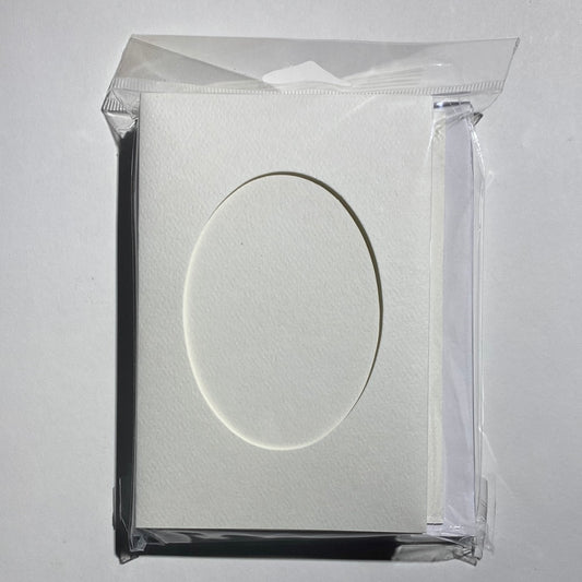 Needlework Cards (Small) - Oval Opening