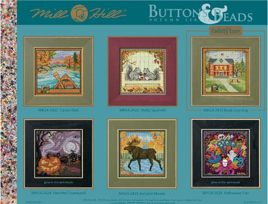 2024 Autumn Buttons & Beads Series by Mill Hill