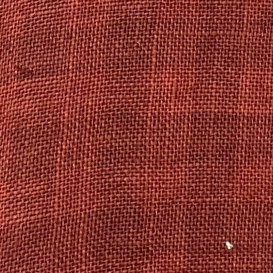 Aztec Red 2258 - Hand Dyed Gingham Linen - 28 count