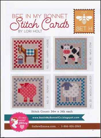Stitch Cards Set H