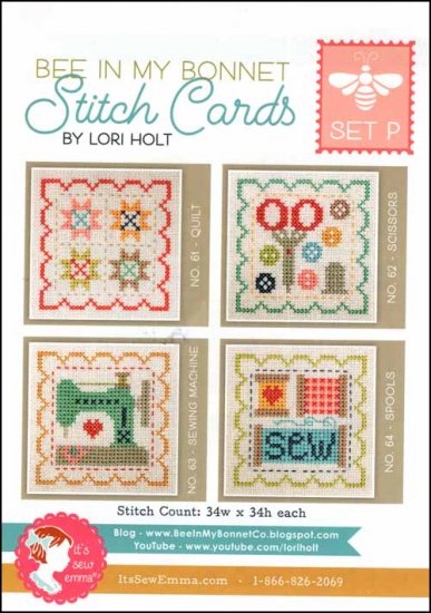 Stitch Cards Set P