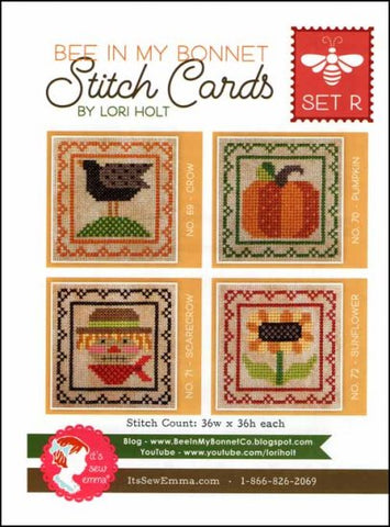 Stitch Cards Set R