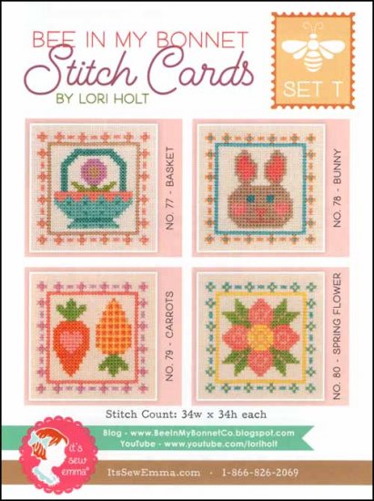 Stitch Cards Set T