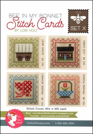 Stitch Cards Set X