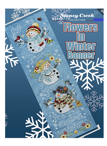 Flowers In Winter Banner - Book 537