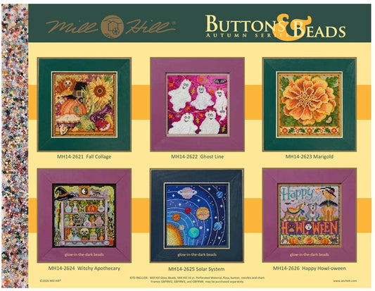 2026 Autumn Buttons & Beads Series by Mill Hill