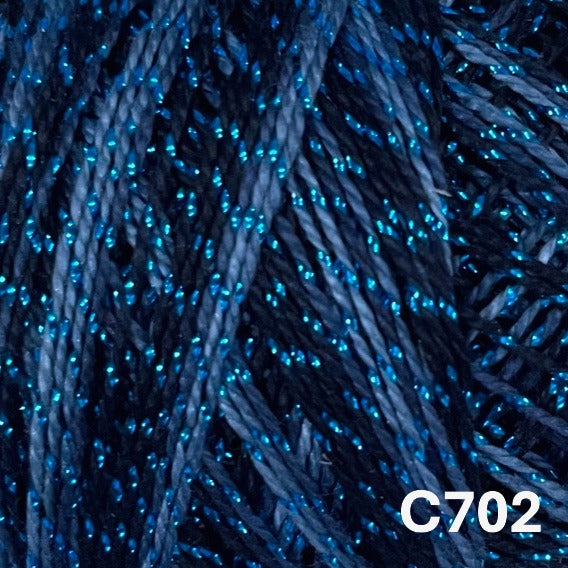 Perle Cotton - Size #12 (Sparkle) - Waves Collection