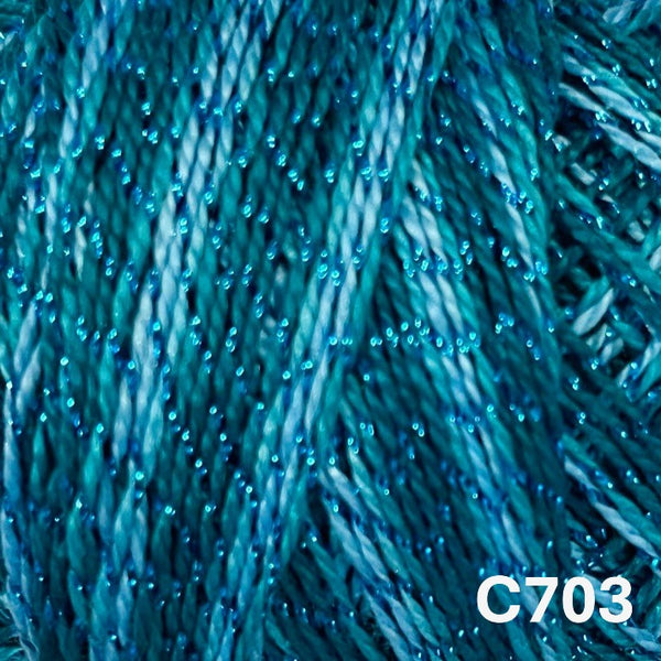 Perle Cotton - Size #12 (Sparkle) - Waves Collection