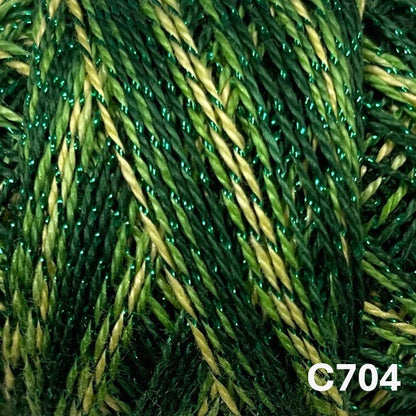 Perle Cotton - Size #12 (Sparkle) - Waves Collection