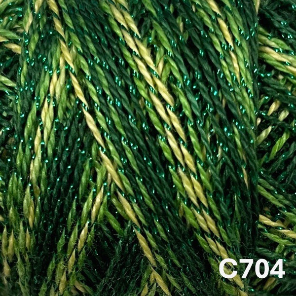 Perle Cotton - Size #12 (Sparkle) - Waves Collection