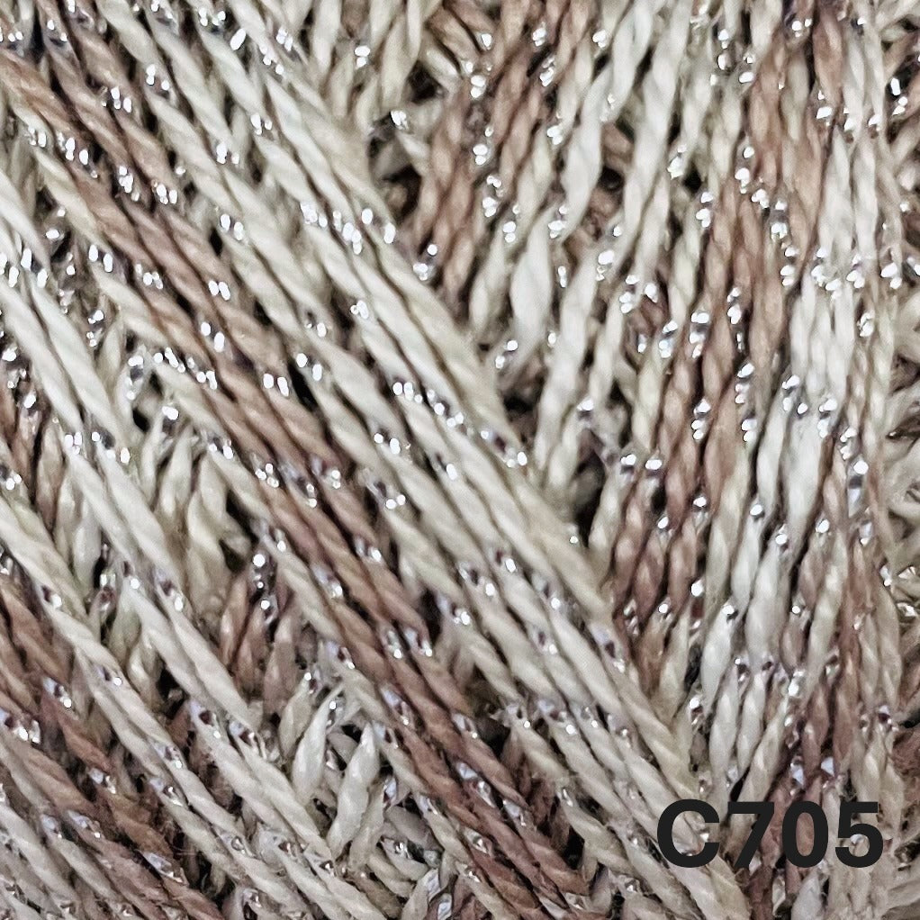 Perle Cotton - Size #12 (Sparkle) - Waves Collection