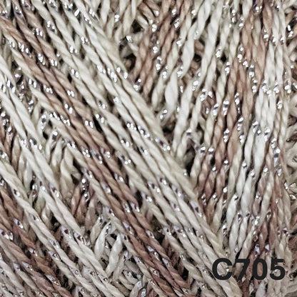 Perle Cotton - Size #12 (Sparkle) - Waves Collection
