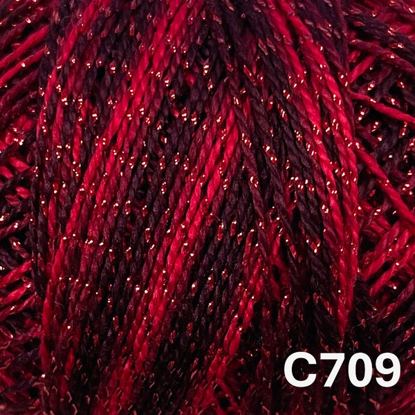 Perle Cotton - Size #12 (Sparkle) - Waves Collection