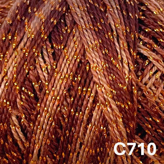 Perle Cotton - Size #12 (Sparkle) - Waves Collection