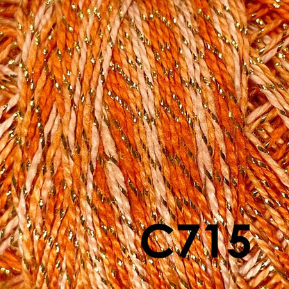 Perle Cotton - Size #12 (Sparkle) - Waves Collection