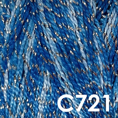 Perle Cotton - Size #12 (Sparkle) - Waves Collection
