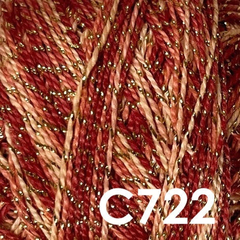 Perle Cotton - Size #12 (Sparkle) - Waves Collection