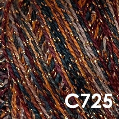 Perle Cotton - Size #12 (Sparkle) - Waves Collection